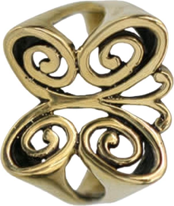 Produktbild Star Piercing Ring vergoldet Schmetterling (57)