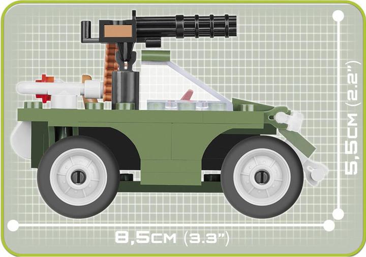 Actual product image Cobi Patrol buggy