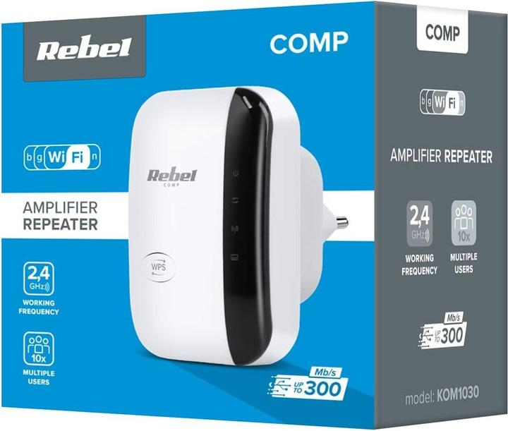 Actual product image Rebel Router Access point KOM1030 (300 Mbit/s)