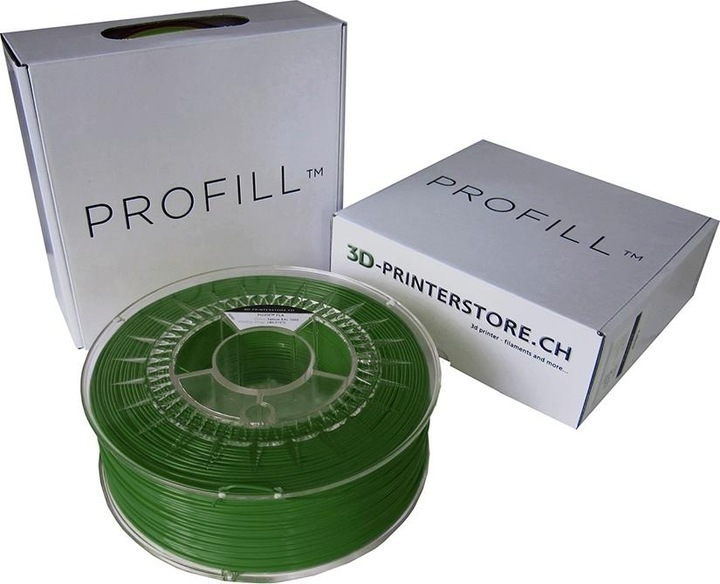 Immagine prodotto 3d-printerstore.ch ABS ProFill Filamento 1,75 mm 1 kg verde foglia RAL 6035 (ABS, 1.75 mm, 1000 g, Verde)