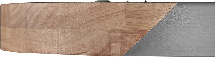 Produktbild Beliani Deckenleuchte LED grau / heller Holzfarbton rund PATTANI (1400 lm)