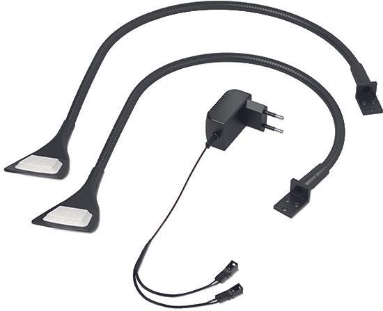 Produktbild Halemeier LED Anbauleuchtenset SwanLite Leseleuchte 12 V (100 lm)