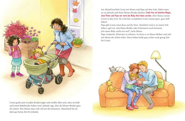 Actual product image Conni-Bilderbücher: Conni und das neue Baby (Neuausgabe) (German, Liane Tailor, 2021)