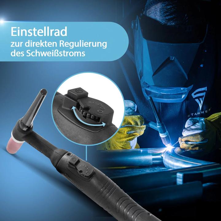 Produktbild Stahlwerk Schutzgas-Schweissgerät AC/DC WIG 200 Puls Pro Touch Vollausstattung