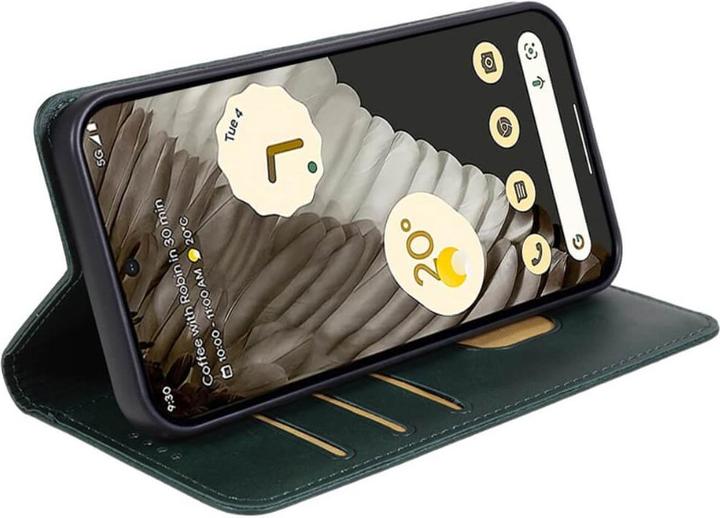 Productafbeelding Cover-Discount Google Pixel 8 - Stand Flip Case Cover groen (Google Pixel 8)