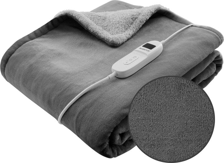 Produktbild Inventum HB180G - Elektrische omslagdeken - 180x130 cm - Grijs (180 x 130 cm)