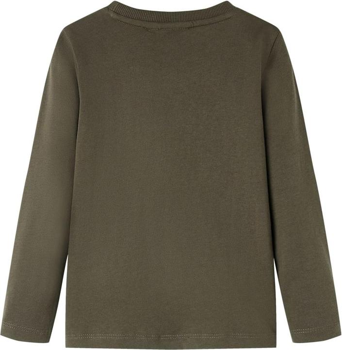 Produktbild vidaXL Kinder-Langarmshirt Khaki 92,Material: 100 % Baumwolle,Farbe (92)