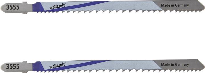 Produktbild wolfcraft 2 Stichsägeblätter BiM L=130mm T-Schaft
