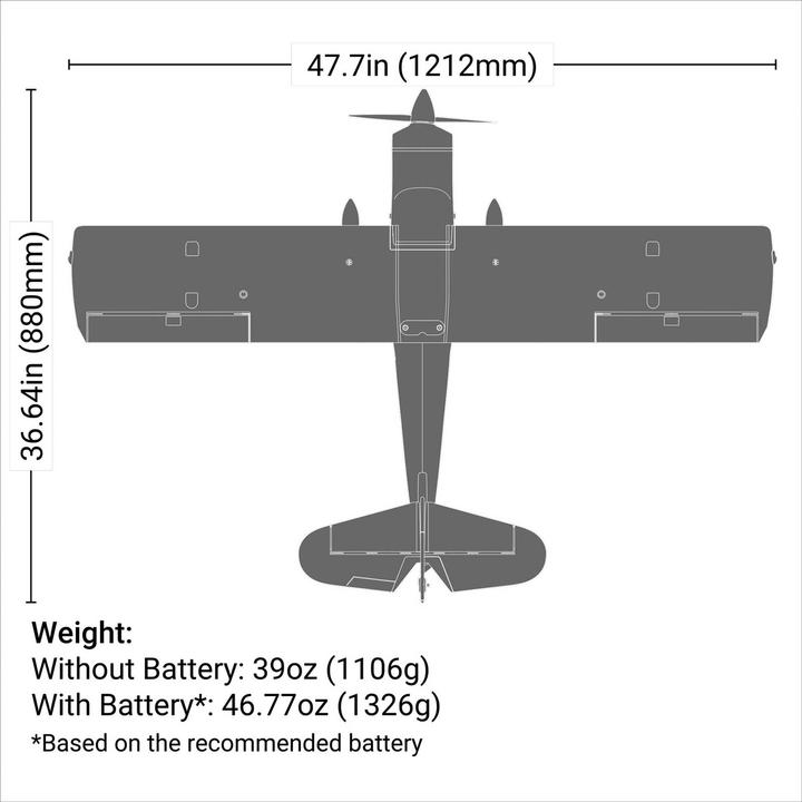 Actual product image E-Flite Decathlon RJG 1.2m PNP (Aerobatics)