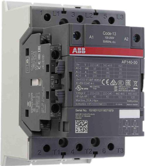 Productafbeelding ABB 3-Polig 140A 100-250V50/60HZ-DC Magneetschakelaar