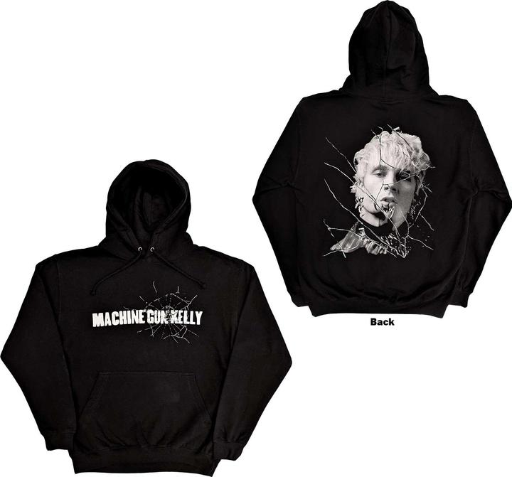 Actual product image Machine Gun Kelly Cracked Glass (Hoodie) (L)
