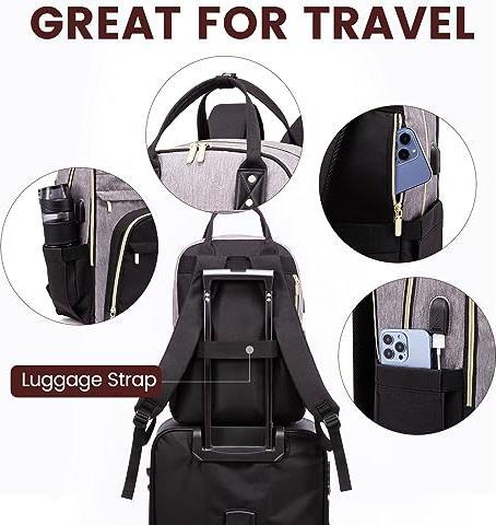 Produktbild Only-Bags.Store Rucksack Laptop-Rucksack 15,6 Zoll Schulrucksack Teenager Wasserdichte Schultasche (23 l)