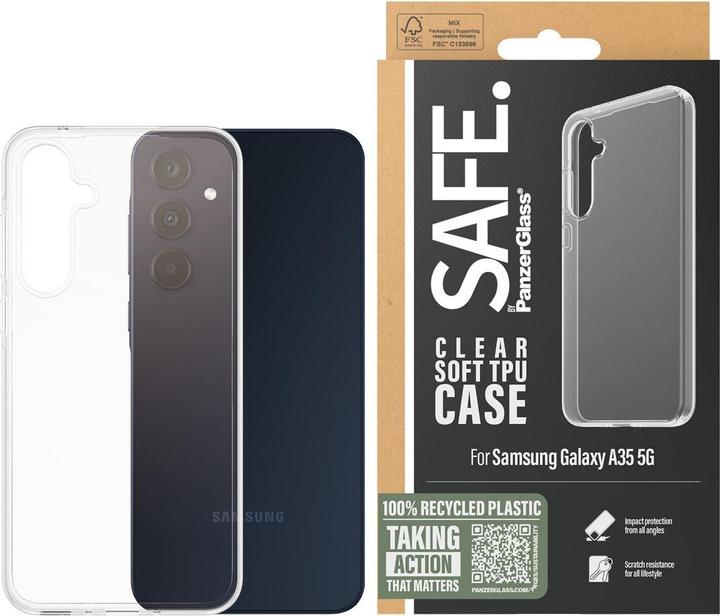 Produktbild Safe Clear TPU Case (Samsung Galaxy A35)