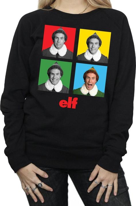 Actual product image Elf Womens/Ladies Four Faces Sweatshirt (XXL)