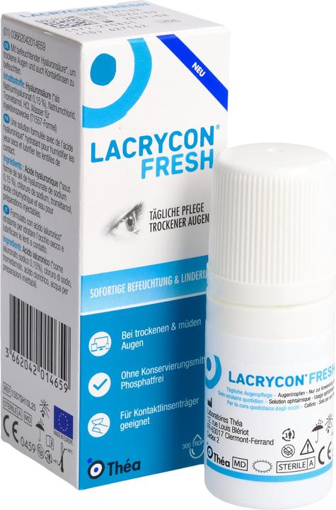Produktbild Lacrycon Fresh Gtt Opht Fl 10ml (10 ml, 300 Augentropfen)