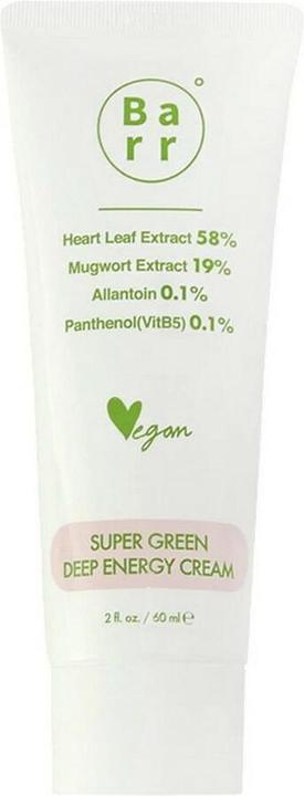 Barr Super green deep energy cream (60 ml, Crème 24h)