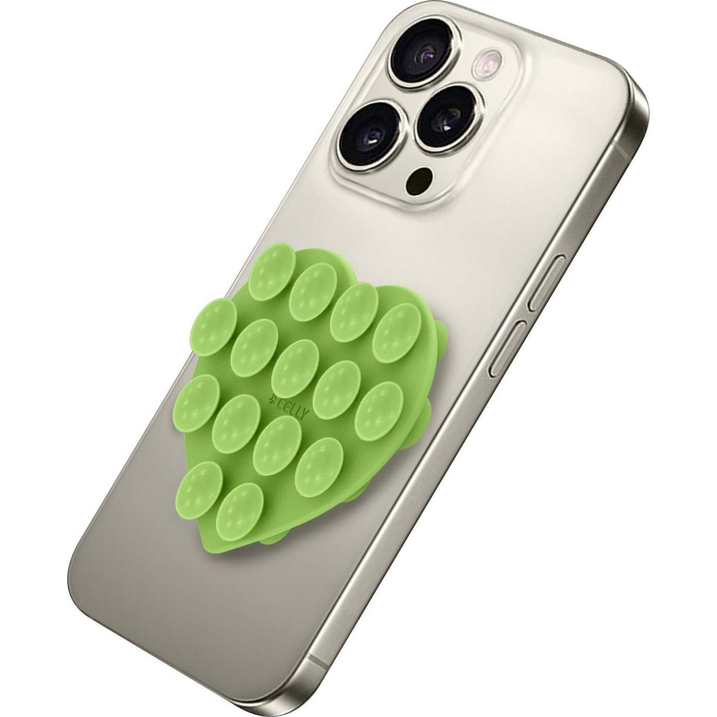 Celly - FIXHEART - Ventosa per smartphone, Supporto per smartphone, Viola