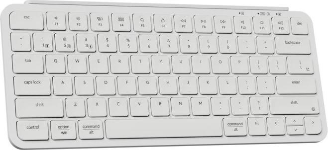 Actual product image Keychron B1 Pro Wireless Keyboard ISO Layout Italian - Ivory White (PBT Caps) (IT, Cable, Wireless)