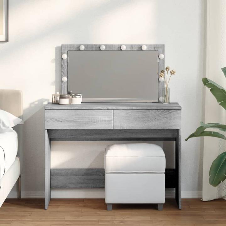 Image du produit VidaXL Coiffeuse avec éclairage LED (100 x 40 x 120 cm)