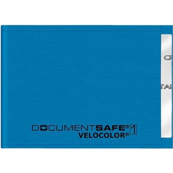 Veloflex, Mappe, Kreditkartenhülle Document Safe VELOCOLOR blau 9,0 x 6,3 cm (1 x)