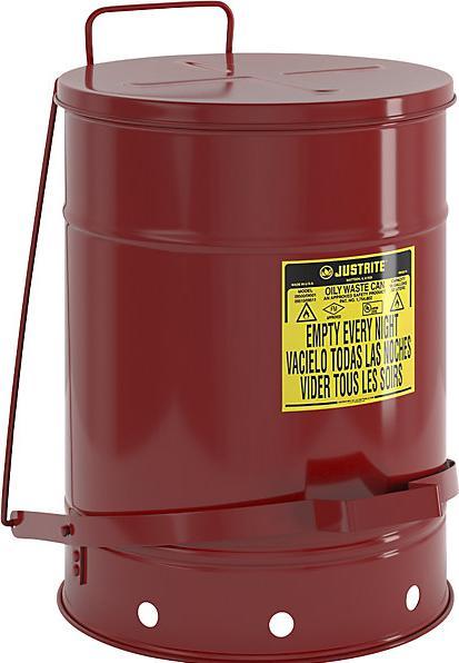 Produktbild Justrite Sicherheits-Entsorgungsbehälter aus Stahlblech