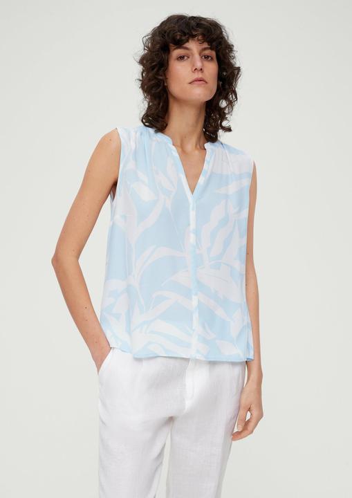 Produktbild s.Oliver Bluse Viskosebluse mit Crêpestruktur (48)