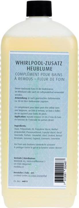 Actual product image Medidor Whirlpool additive hay flower 1 liter (1000 ml, Bath salts)