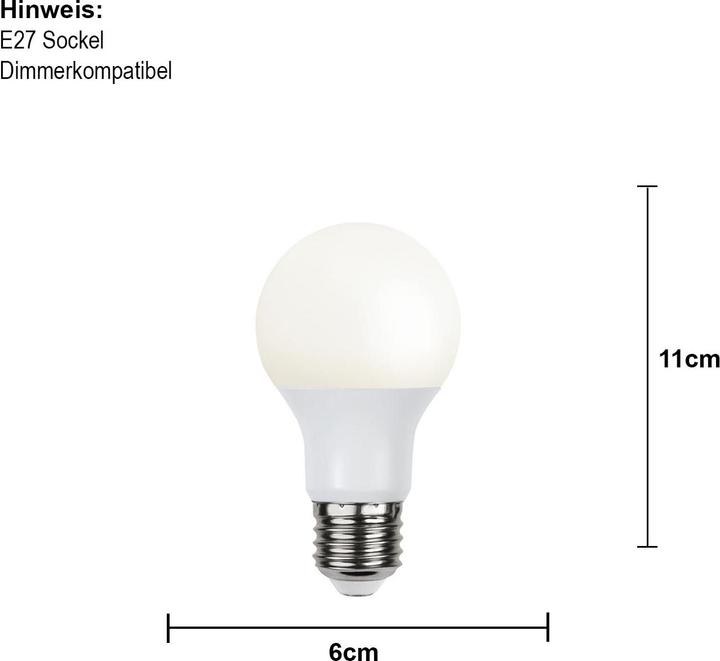 Produktbild Star Trading A60 Opaque Ra90 (E27, 470 lm, 1x)
