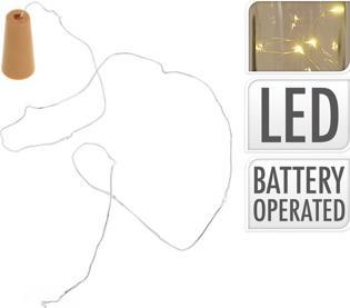 Actual product image Eneroid Weihnachtsflaschenverschluss mit 8 LED