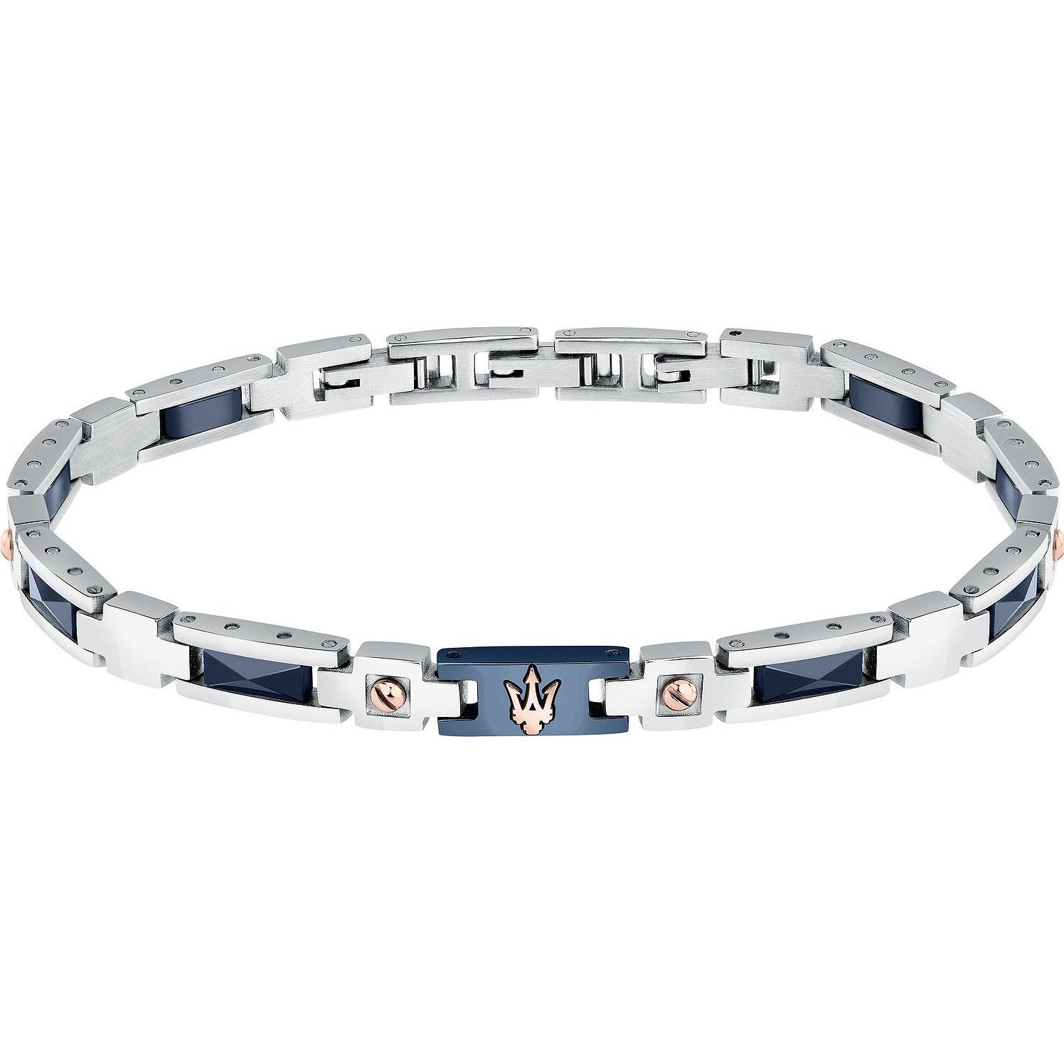 Maserati, Armschmuck, Armband, (19 cm, Edelstahl, Keramik)