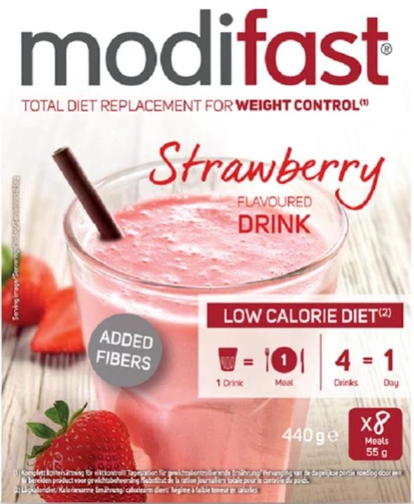 Actual product image Modifast Drink Erdbeere (Strawberry)