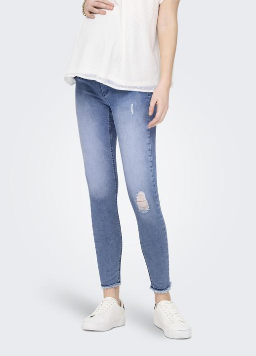 Actual product image Only Maternity OLMBlush Ankle Raw Skinny Fit Jeans (XS)