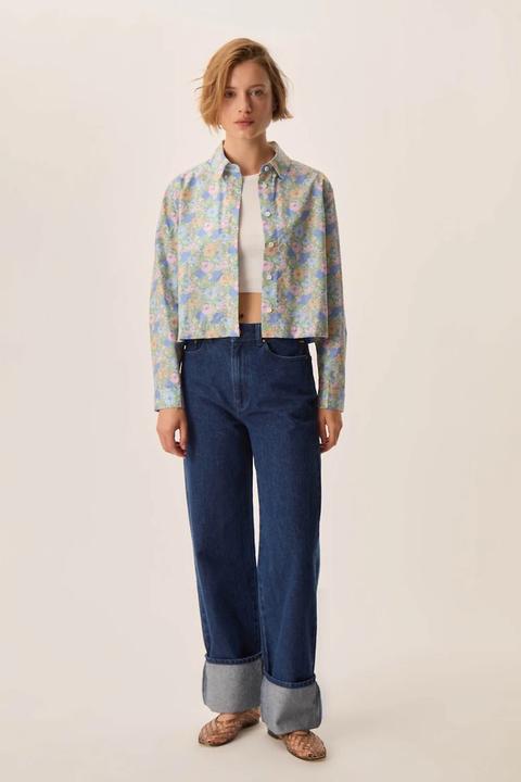 Immagine prodotto Des Petits Hauts Kurzes Hemd aus Liberty®-Stoff (L)