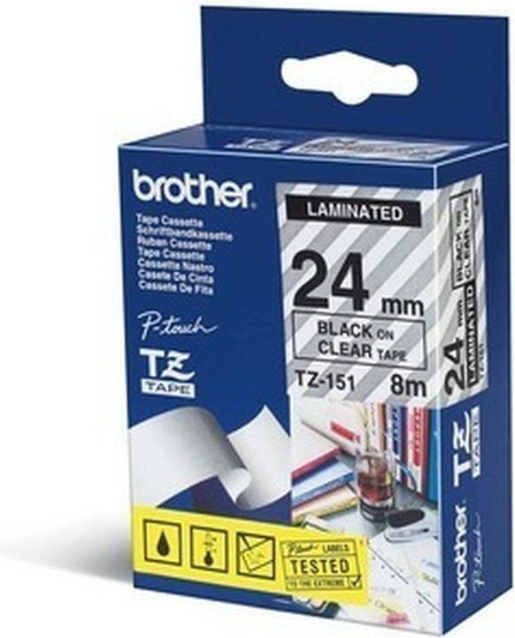 Produktbild Brother Tze-151 (2.40 cm, Transparent)