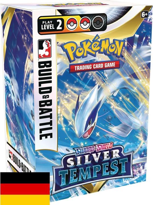 Actual product image Pokémon Silver Tempest (German, Build & Battle Box)