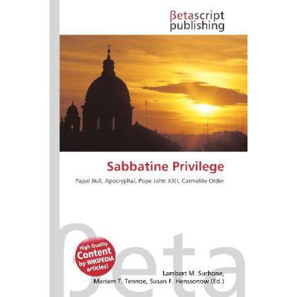 Sabbatine Privilege, Sachbücher