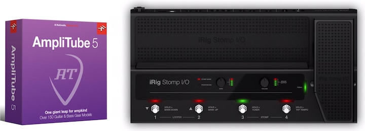 Immagine prodotto IK Multimedia Bundle iRig Stomp I/O + AmpliTube 5 (USB)