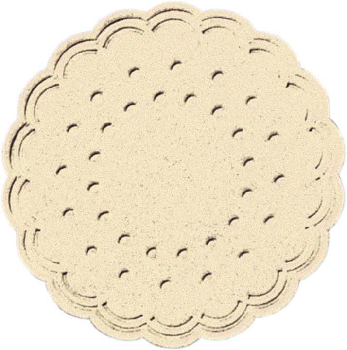 Duni 250 CELLT.COASTER. 8LG 7,5CM CREAM (1 x)