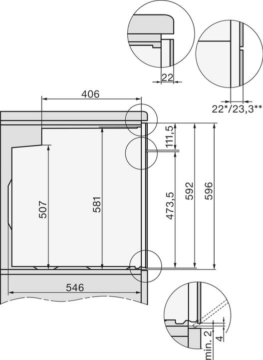 Actual product image Miele H 7264-60 B 11593570