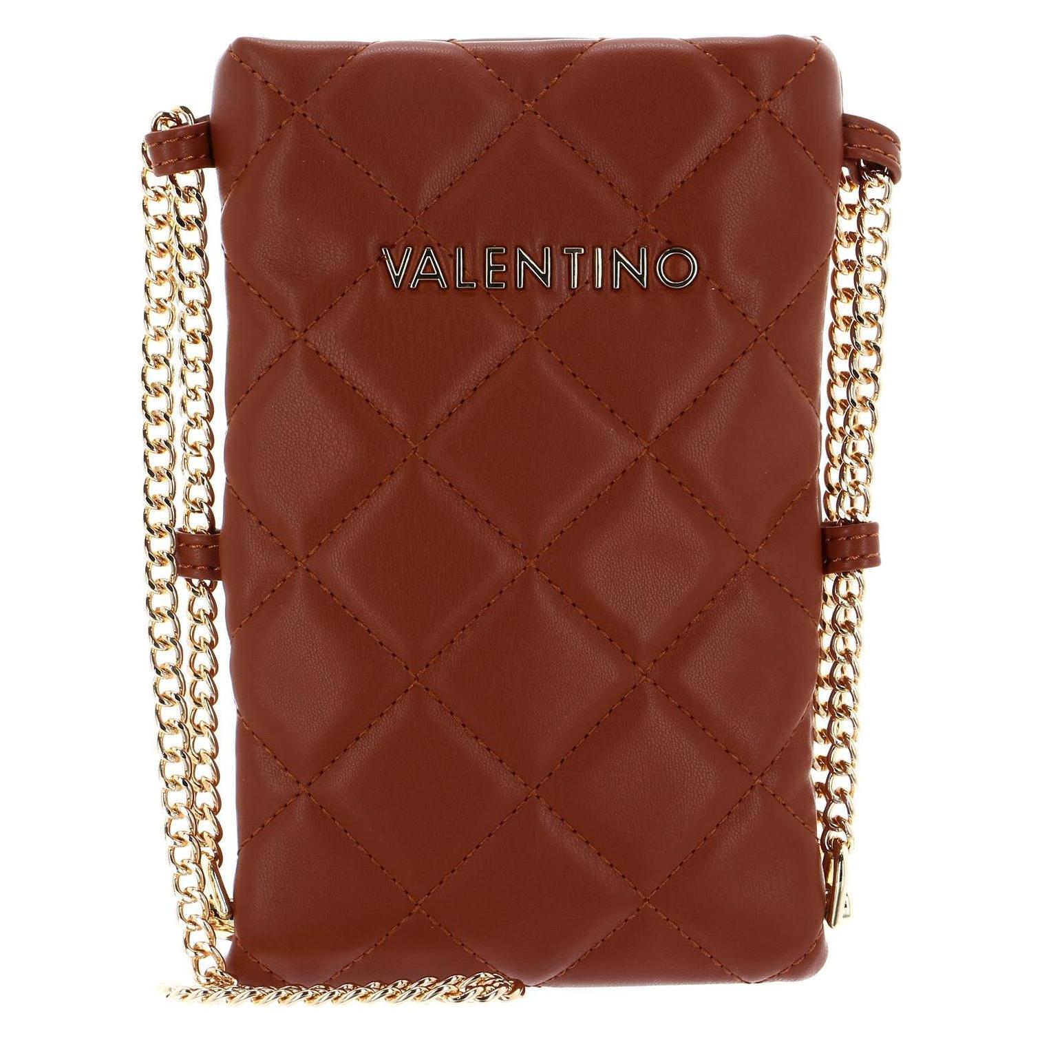 Valentino, Damen, Handtasche, Umhängetasche Abendbeutel Ocarina Crossbody Cuoio Brown, Braun