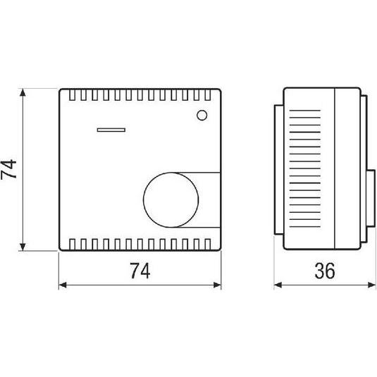 Thumbnail - Maico THR 10-1, Thermostat, Weiss