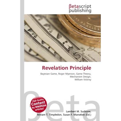 Thumbnail - Revelation Principle, Fachbücher von Lambert M. Surhone, Miriam T. Timpledon, Susan F. Marseken