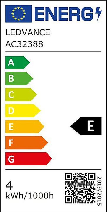 Energy Label Osram Star Classic A (E27, 40 W, 470 lm, 1 x, E)