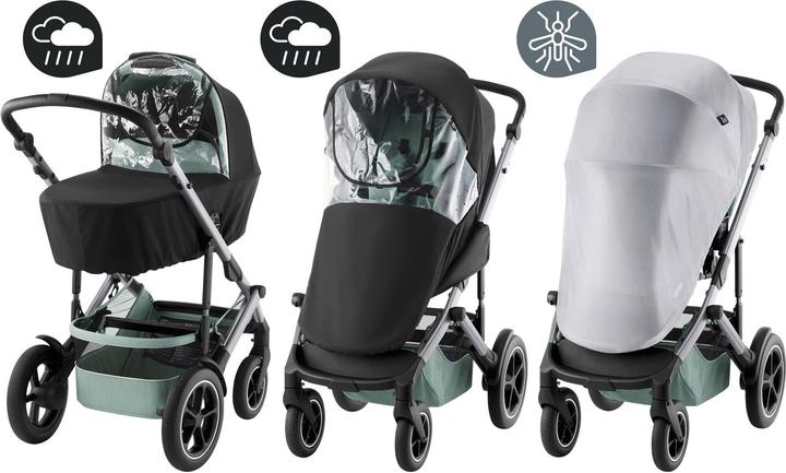 Britax Römer SMILE 5Z Weather Kit - rain cover and mosquito net for stroller
