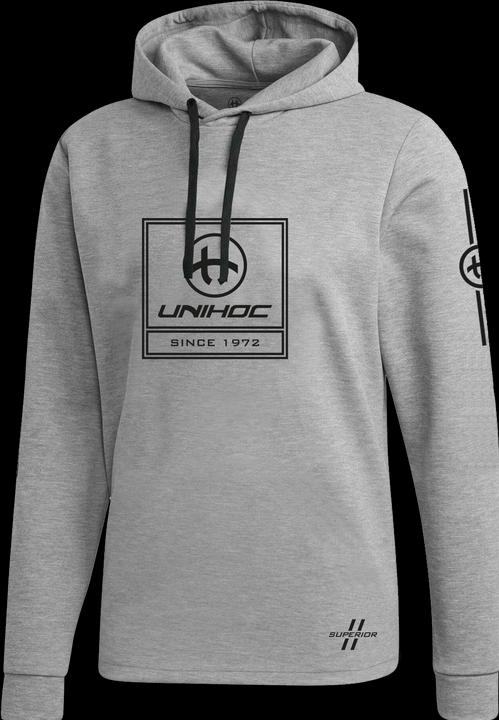 Produktbild Unihoc Hoodie Superior grau (XS)