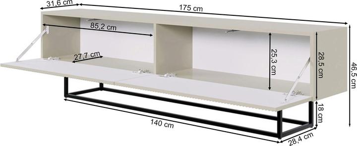 Produktbild Selsey Veldio (175 x 31.60 x 46.50 cm)