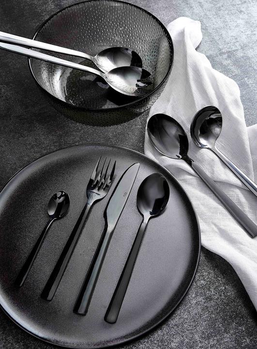 Produktbild RAW Cutlery set Stainless Steel - Black - 48 pcs (48 Stück, Besteck Set)