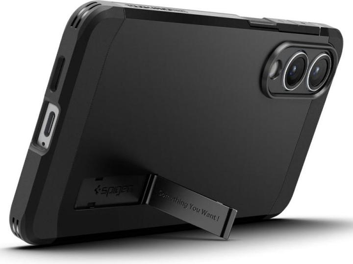 Produktbild Spigen - Tough Armor MagSafe - Samsung Galaxy S25 Edge - Black (Samsung Galaxy S25 Edge)