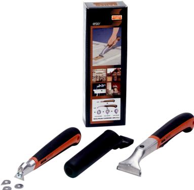Produktbild Bahco ERGO Präzisionsfarbschaber-Satz mit Zwei-Komponenten-Griff, 265 mm × 145 mm × 50 mm