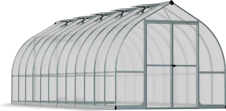 Produktbild Palram Gewächshaus Bella 244x724cm Silber